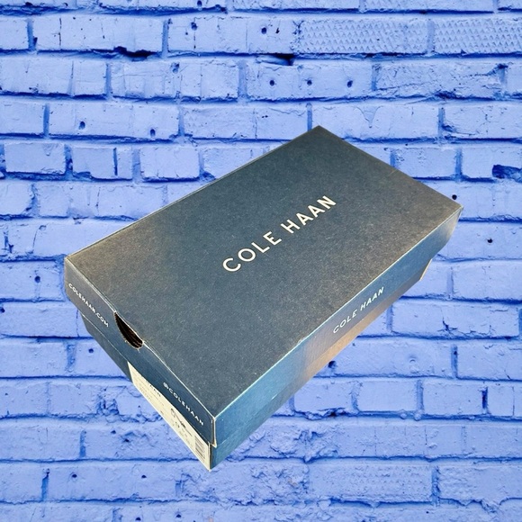 NWT Cole Haan ‘Chrystie Chain Block Heel Loafer’ in “Black Leather” Size 9.5 - Picture 3 of 16